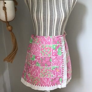 Lilly Pulitzer skort  shorts skirt pink size 6